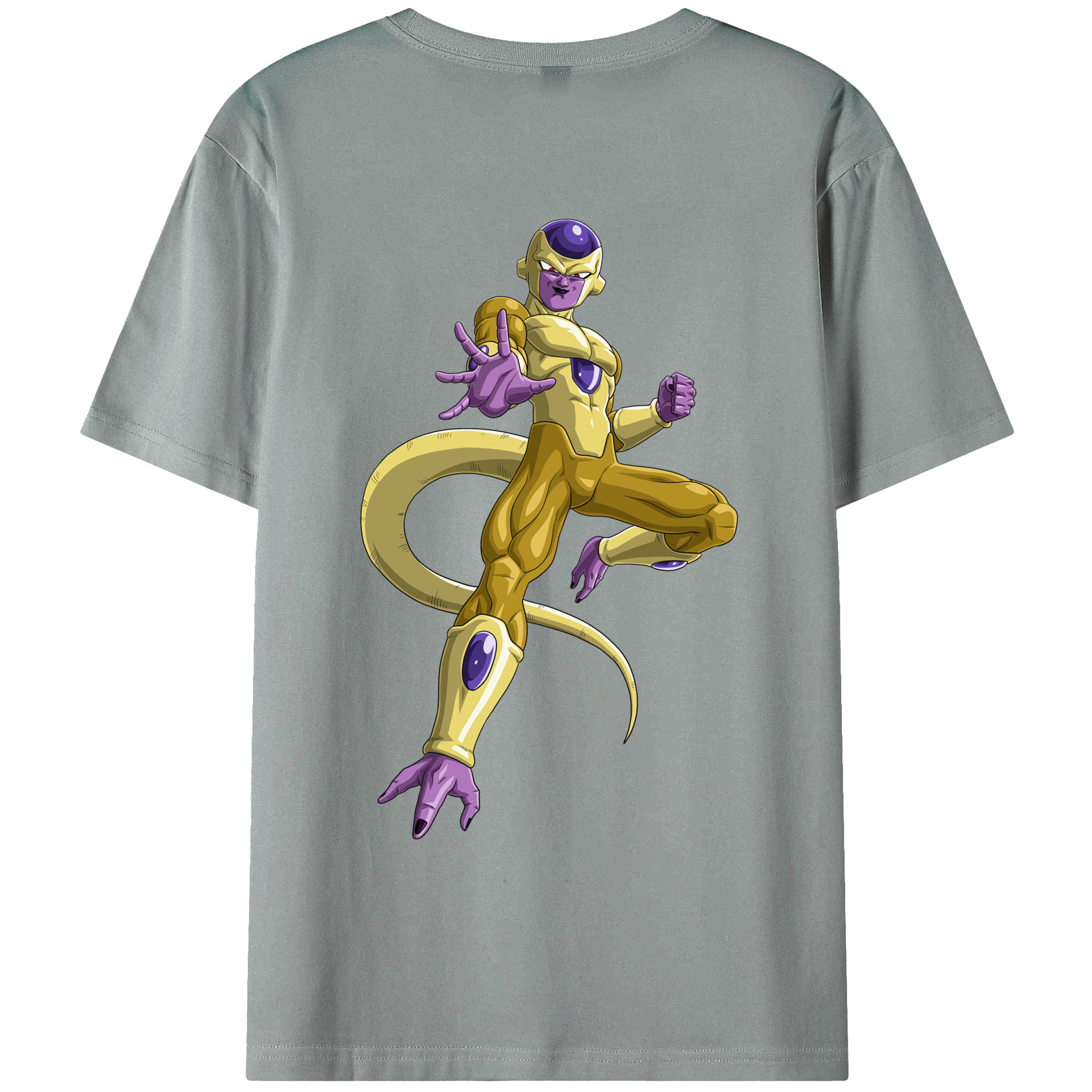 （画像用） ドラゴンボール フリーザ DRAGON BALL Frieza 綿100％ メンズ半袖Tシャツ（バックプリント） 通気性